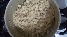 Farofa de bacon com pão