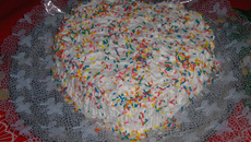 Bolo de abacaxi com Coco