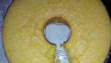 Receita rápida de bolo de milho de massa pronta modificada