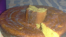 Bolo de farinha de milho