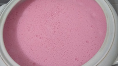 Danoninho de morango caseiro 