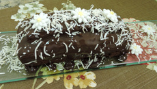 Bolo de coco com marshmallow e brigadeiro de limão da ABIMA