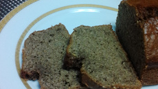 Bolo integral de aveia e canela