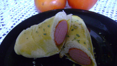 Enroladinho de salsicha