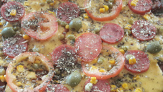 Pizza de carne moída