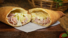 Recheio para pastel de peito de peru defumado com cream cheese