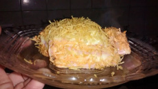 Lasanha ao molho de  fricassê