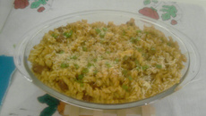 Macarrão com calabresa na pressão à moda do Otavio