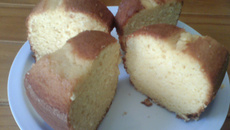 Bolo de fubá com vinagre