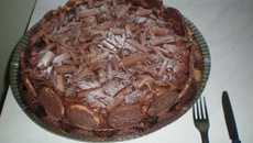 Bolo mousse chocolate