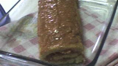 Rocambole de Doce de Leite com Coco