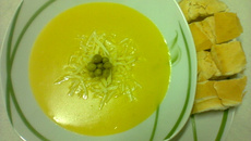 Creme de mandioquinha