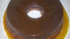 Bolo pudim de chocolate