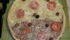 Massa prática para pizza