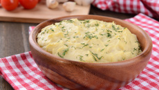 Purê especial da chefa Iris Baldissara