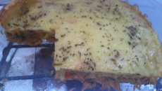 Lasanha de panqueca com frango e abobrinha