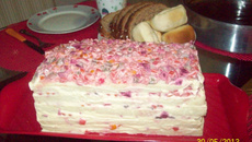 Torta fria de legumes