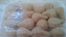 Mini coxinha de galinha