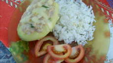 Batata Recheada com Atum