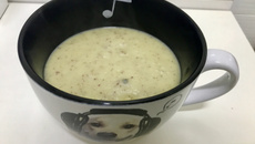 Creme light de batata doce