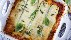 Lasanha de abobrinha light