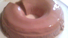 Pudim de Maria-mole sabor chocolate