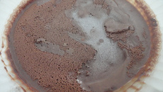 Sorvete de chocolate