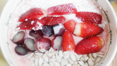 Smoothie bowl de morango