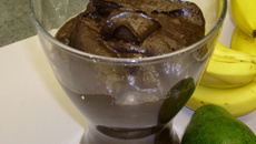 Mousse de chocolate fit/light