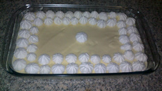 Pavê de limão e biscoito champagne