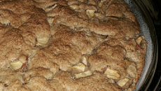 Torta de maçã rápida
