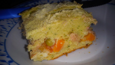 Torta crocante de atum