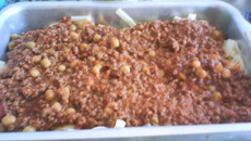 Macarronada à bolonhesa