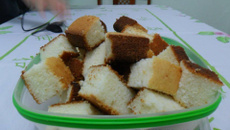 Bolo delícia de arroz