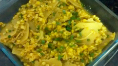 Guariroba com milho verde