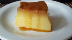 Pudim de pão com leite condensado