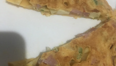 Omelete com farinha de trigo