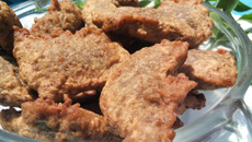 Bolinhos fritos de lentilha