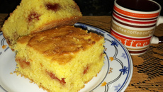 Bolo de fubá cozido na panela (sem trigo)