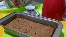 Bolo de banana e maçã sem glúten