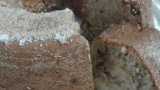 Bolo de maçã e canela molhadinho