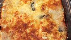 Filé mignon ao molho de queijo