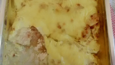 Frango ao molho de leite de coco e mostarda