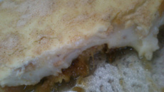 Torta de bolacha com banana