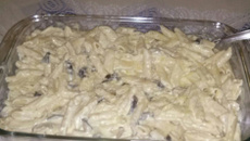 Penne maravilhoso ao shitake