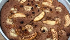 Bolo de banana da Ieda (sem açúcar, sem lactose e sem glúten)