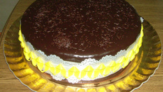 Bolo brigadeiro de chocolate