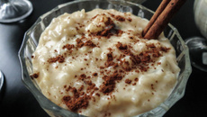Arroz doce cremoso e prático