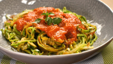 Espaguete de abobrinha fácil