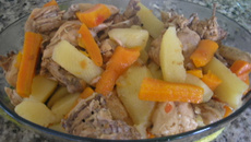 Frango na panela de pressão